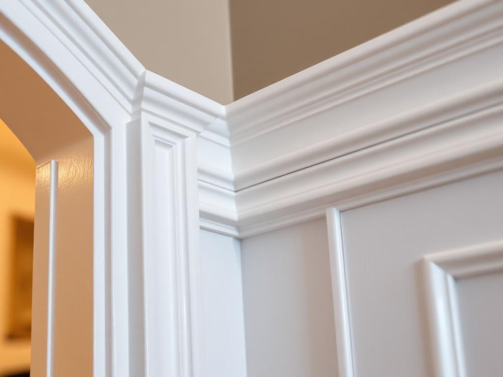 Moulures et boiseries de finition soignées